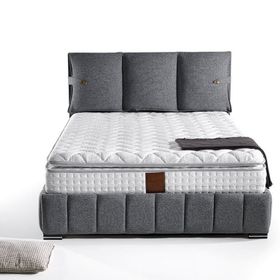 Mobilya Dükkanım GM109 Grande 100x200 cm Tek Kişilik Yatak Baza Başlık Seti