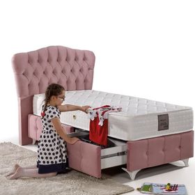 Mobilya Dükkanım GM11741 Md Çekmeceli Angel Smart 100x200 Tek Kişilik Baza