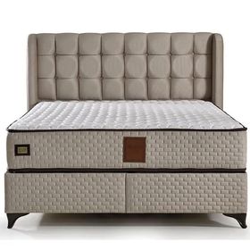 Mobilya Dükkanım GM122 Regal 200x200 cm Çift Kişilik Yatak Baza Başlık Seti