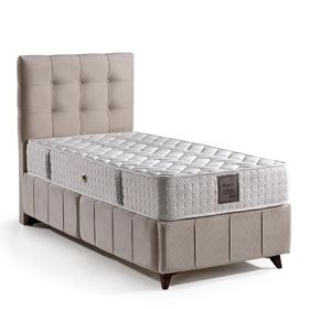 Mobilya Dükkanım GM175 MD Polo - Smart 100x200 cm Tek Kişilik Yatak Baza Başlık Seti