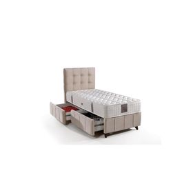 Mobilya Dükkanım GM175 MD Polo - Smart 120x200 cm Tek Kişilik Yatak Baza Başlık Seti