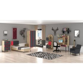 Mobilya Dükkanım WD10134 Simirna 2 Kapılı Genç Odası Takımı
