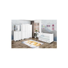 Mobilya Dükkanım WD26127 2 Rüyam Sallanır Büyüyen Karyolalı Bebek Odası Takımı