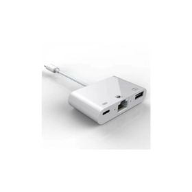 Mobitell 3in1 Lightning Ethernet RJ45 USB Kamera Adaptörü