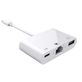 Mobitell 3in1 Lightning Ethernet RJ45 USB Kamera Adaptörü