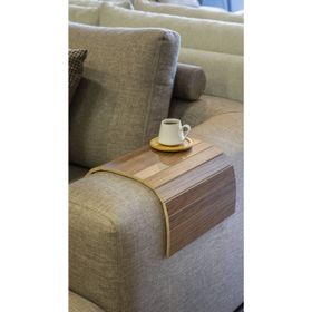 Mobitell 4 Adet 37x25 Ceviz Portatif Koltuk Sehpası
