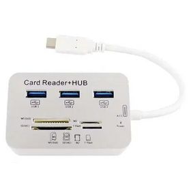 Mobitell 7in1 3xusb 3.0 Sd Tf Ms M2 Okuyucu Çoğaltıcı Adaptör