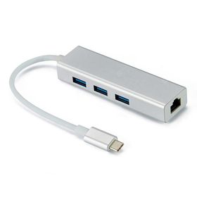 Mobitell Type-c To 3x Usb Hub Ve Gigabit Ethernet Adaptör