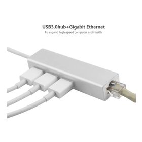 Mobitell Type-c To 3x Usb Hub Ve Gigabit Ethernet Adaptör