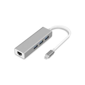 Mobitell Type-c To 3x Usb Hub Ve Gigabit Ethernet Adaptör