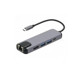 Mobitell Type-C to 4k HDMI RJ45 5 in 1 Dönüştürücü Adaptör