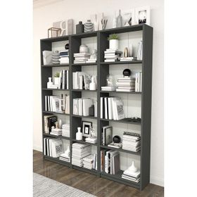 Mobitopya 150 cm Antrasit Kitaplık