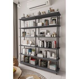 Mobitopya 150 cm Antrasit Kitaplık