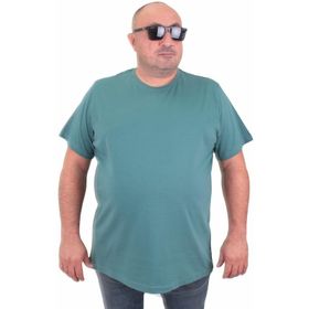 Moc Grande 11100 Büyük Beden Basic Çağla Erkek T-shirt