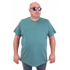 Moc Grande 11100 Büyük Beden Basic Çağla Erkek T-shirt
