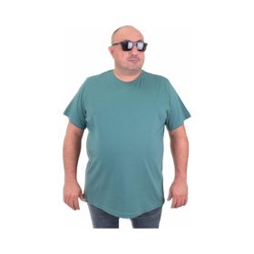 Moc Grande 11100 Büyük Beden Basic Çağla Erkek T-shirt