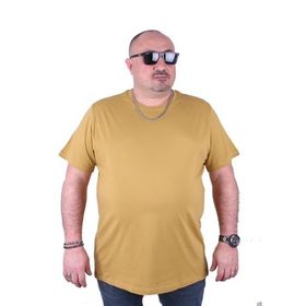 Moc Grande 11100 Büyük Beden Basic Limon Erkek T-shirt