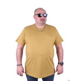Moc Grande 11100 Büyük Beden Basic Limon Erkek T-shirt