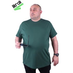 Moc Grande 11160 Büyük Beden Basic Nefti Erkek T-shirt