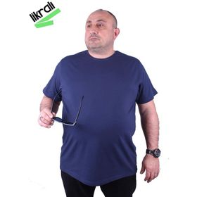Moc Grande 11160 Büyük Beden Marin Erkek T-shirt