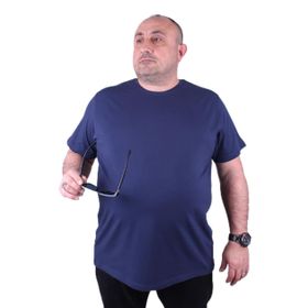 Moc Grande 11160 Büyük Beden Marin Erkek T-shirt