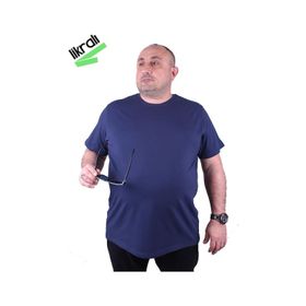 Moc Grande 11160 Büyük Beden Marin Erkek T-shirt