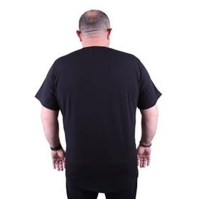 Moc Grande 11160 Büyük Beden Siyah Erkek T-shirt