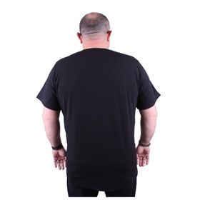 Moc Grande 11160 Büyük Beden Siyah Erkek T-shirt