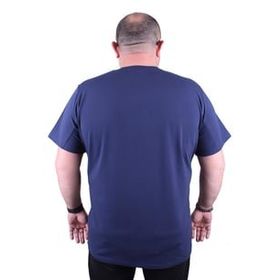 Moc Grande 11170 Büyük Beden Marin Erkek T-shirt