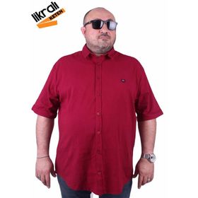 Moc Grande 11300 Bordo Keten Erkek Gömlek