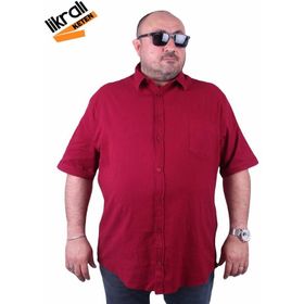 Moc Grande 11301 Bordo Keten Erkek Gömlek
