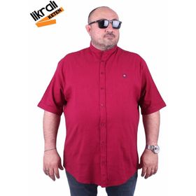 Moc Grande 11302 Bordo Keten Erkek Gömlek