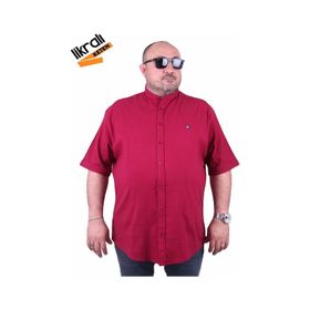 Moc Grande 11302 Bordo Keten Erkek Gömlek