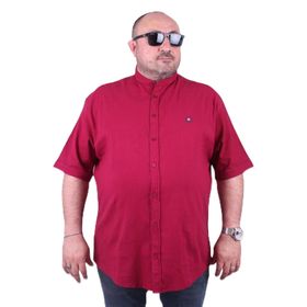 Moc Grande 11302 Bordo Keten Erkek Gömlek