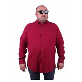 Moc Grande 11305 Bordo Keten Erkek Gömlek