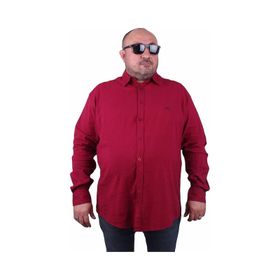 Moc Grande 11305 Bordo Keten Erkek Gömlek