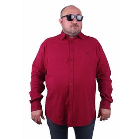 Moc Grande 11305 Bordo Keten Erkek Gömlek