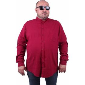 Moc Grande 11308 Bordo Keten Erkek Gömlek