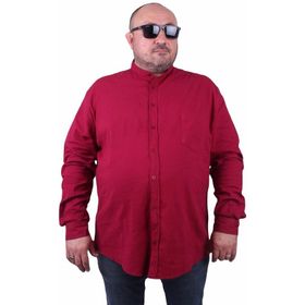 Moc Grande 11308 Bordo Keten Erkek Gömlek