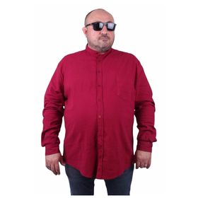 Moc Grande 11308 Bordo Keten Erkek Gömlek