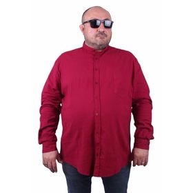 Moc Grande 11308 Bordo Keten Erkek Gömlek