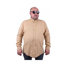 Moc Grande 11308 Camel Keten Erkek Gömlek