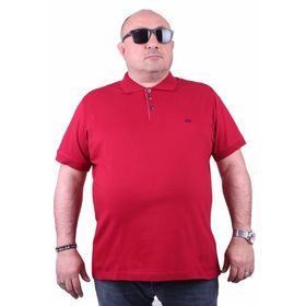 Moc Grande 11500 Büyük Beden Basic Bordo Erkek T-shirt