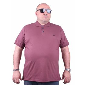 Moc Grande 11500 Büyük Beden Basic Eflatun Erkek T-shirt