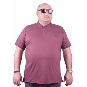 Moc Grande 11500 Büyük Beden Basic Eflatun Erkek T-shirt