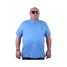 Moc Grande 11500 Büyük Beden Basic Mavı Erkek T-shirt
