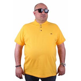 Moc Grande 11500 Büyük Beden Basic Sarı Erkek T-shirt