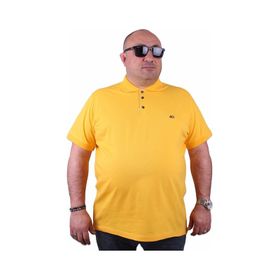 Moc Grande 11500 Büyük Beden Basic Sarı Erkek T-shirt