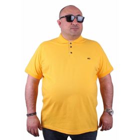 Moc Grande 11500 Büyük Beden Basic Sarı Erkek T-shirt