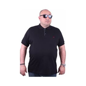 Moc Grande 11500 Büyük Beden Basic Siyah Erkek T-shirt